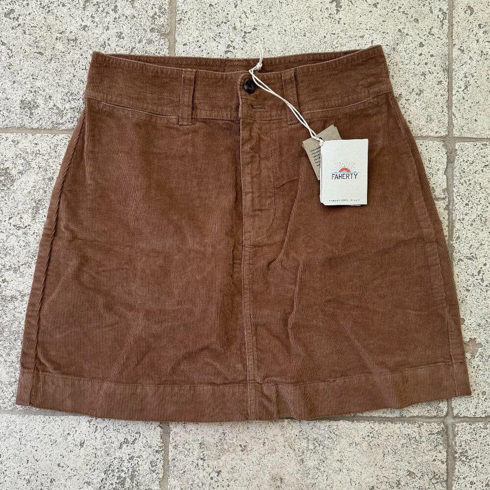 Faherty Corduroy Skirt